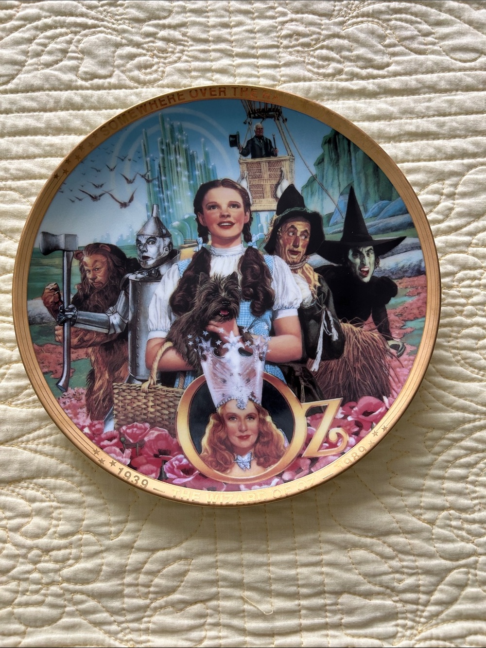 EUC The Hamilton Collection
Wizard of Oz 50th Anniversary
Plate